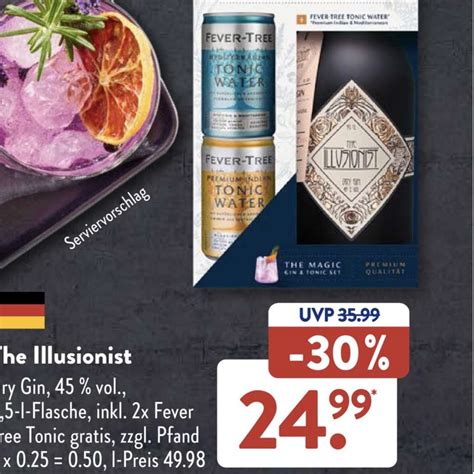 illusionist gin aldi|Angebot Aldi Süd THE ILLUSIONIST Dry Gin 0,5 l Aldi